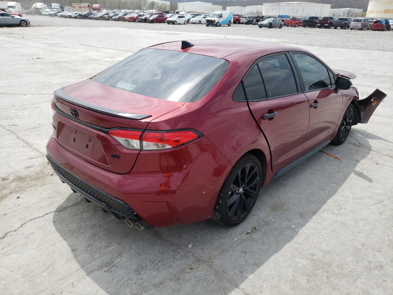 Photo 4 from auction – 2022 TOYOTA COROLLA SE with VIN 5YFS4MCE5NP100362