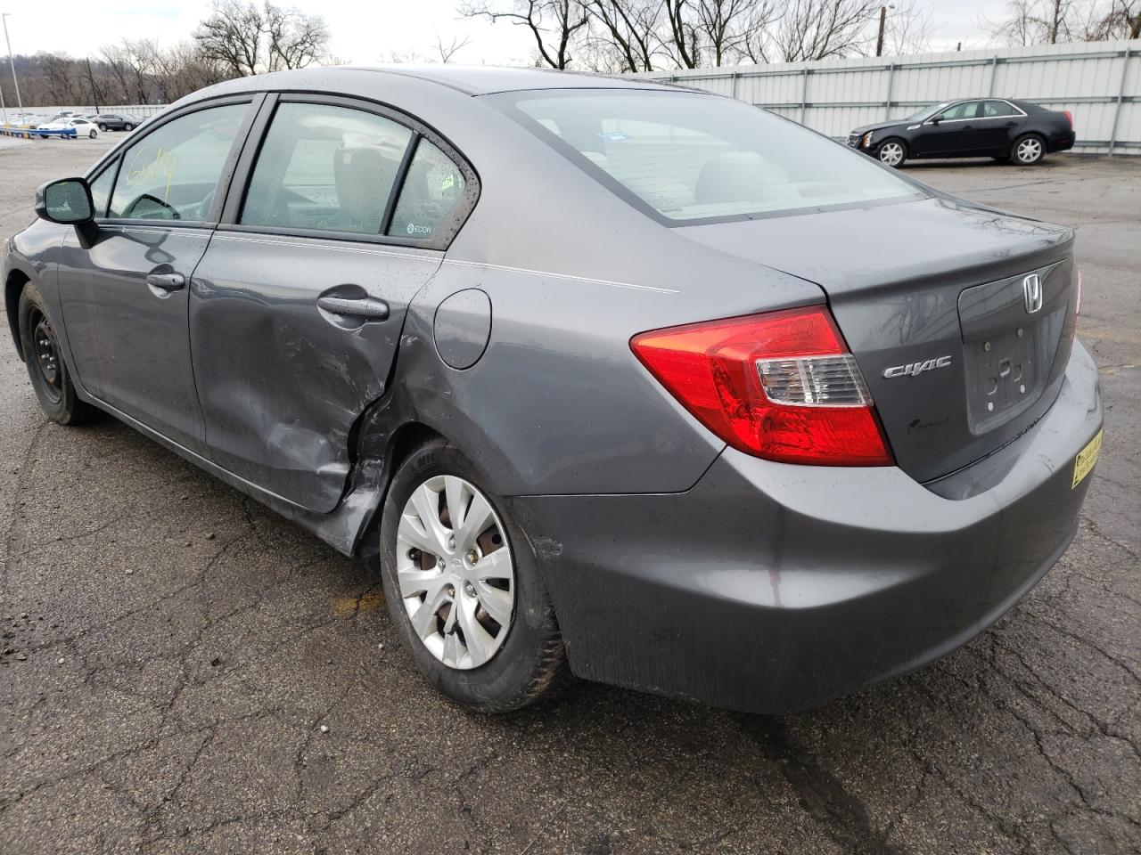 Photo 3 from auction – 2012 HONDA CIVIC LX with VIN 19XFB2F51CE377757