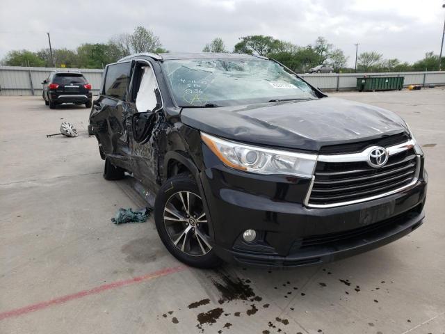TOYOTA HIGHLANDER 2016 with VIN 5TDKKRFH1GS146628 - Photo from auction