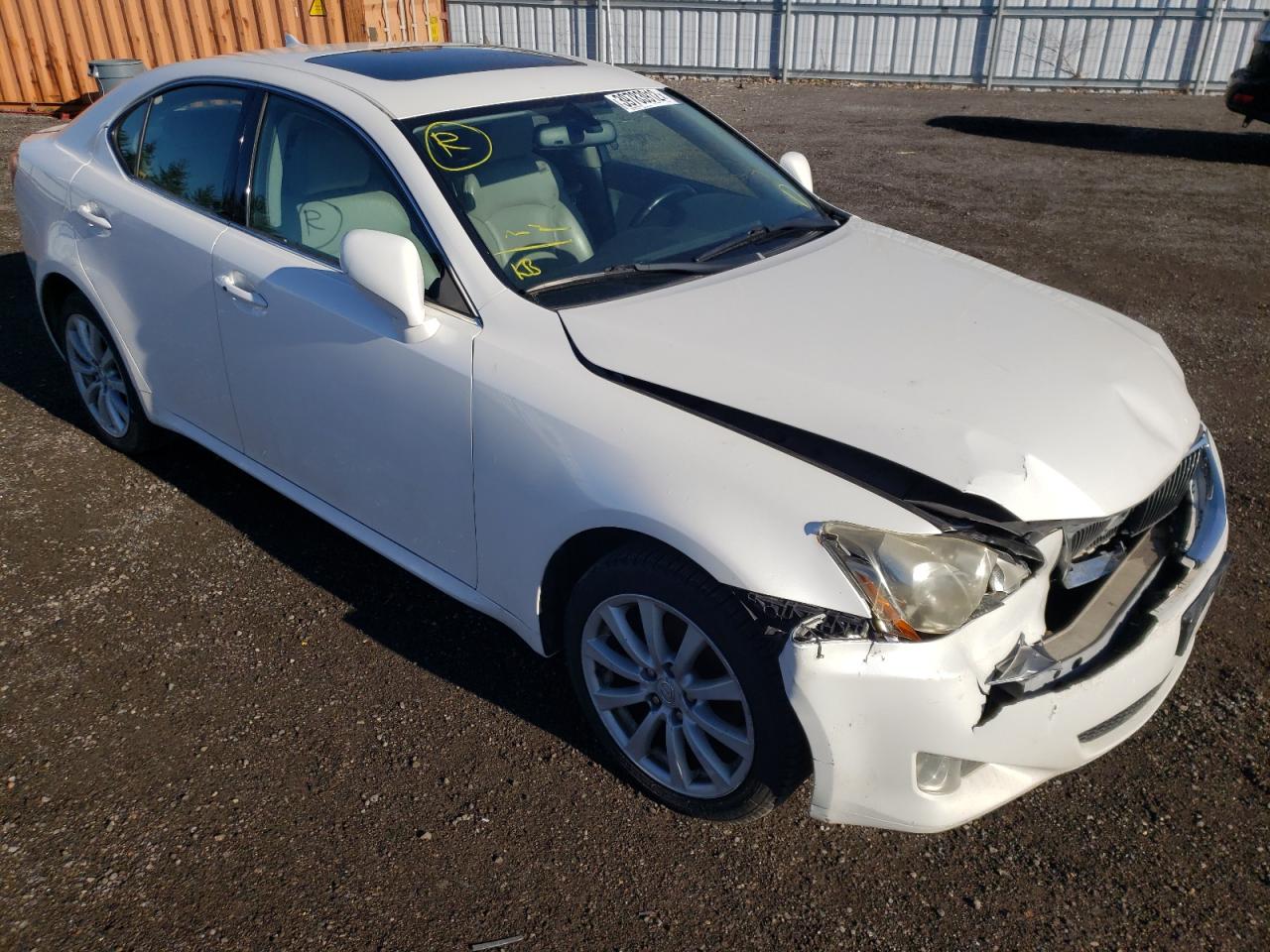 LEXUS IS 250 2007 with VIN JTHCK262875014218 - Photo from auction