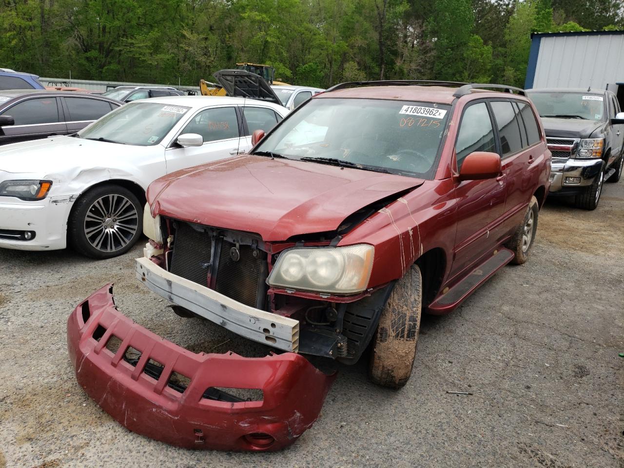 Photo 2 from auction – 2003 TOYOTA HIGHLANDER with VIN JTEGF21A330087215