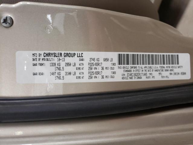 Photo 10 from auction – 2014 CHRYSLER TOWN & COU with VIN 2C4RC1BG2ER171005