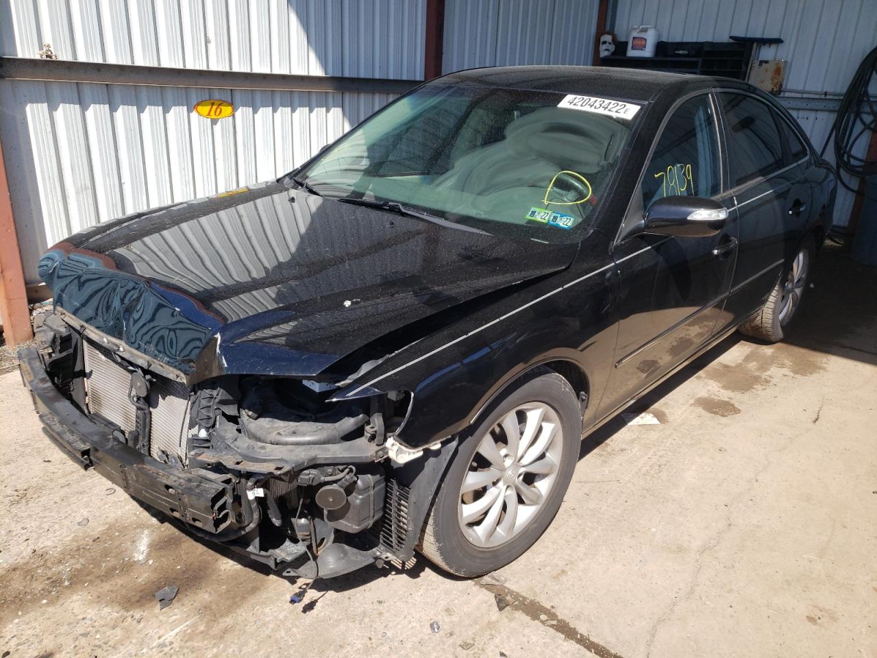 Photo 2 from auction – 2007 HYUNDAI AZERA SE with VIN KMHFC46F47A149791