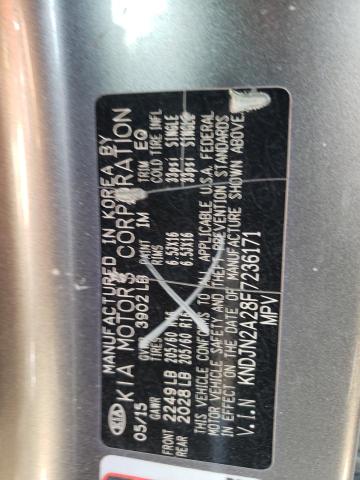 Photo 10 from auction – 2015 KIA SOUL with VIN KNDJN2A28F7236171