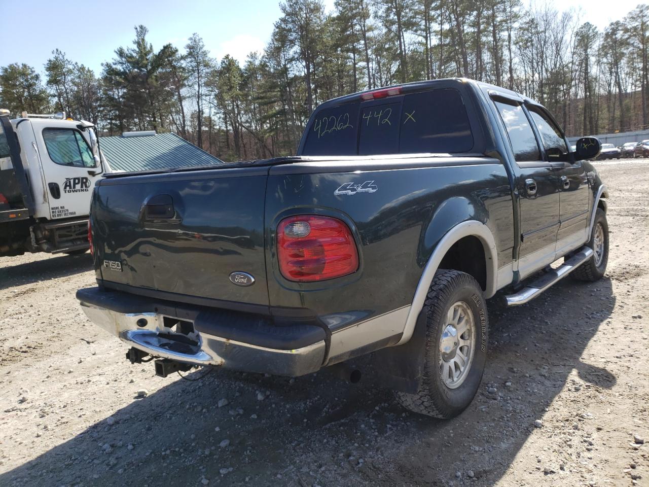 Photo 4 from auction – 2003 FORD F150 SUPER with VIN 1FTRW08L83KD63112