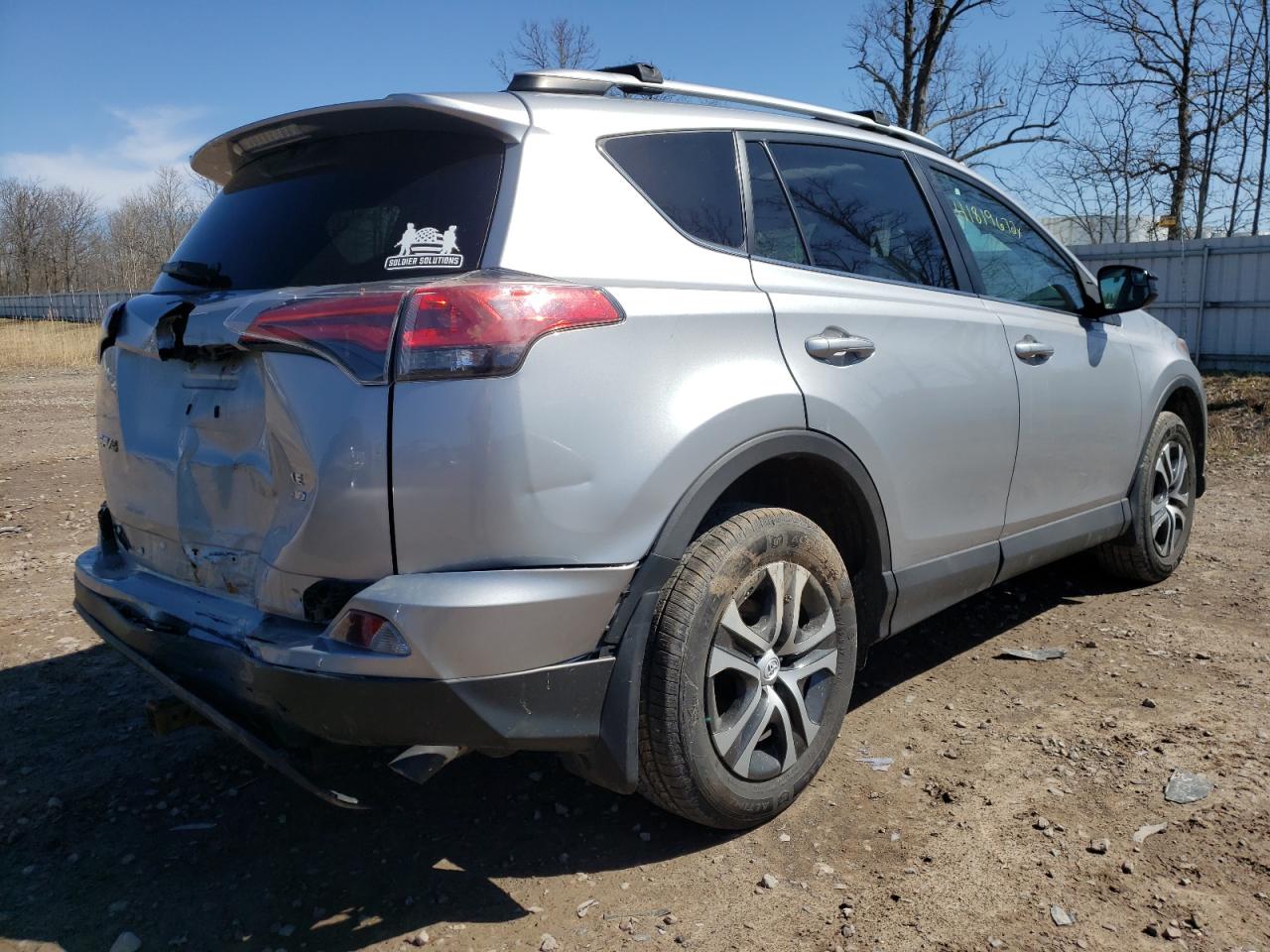 Photo 4 from auction – 2016 TOYOTA RAV4 LE with VIN 2T3BFREV5GW443444