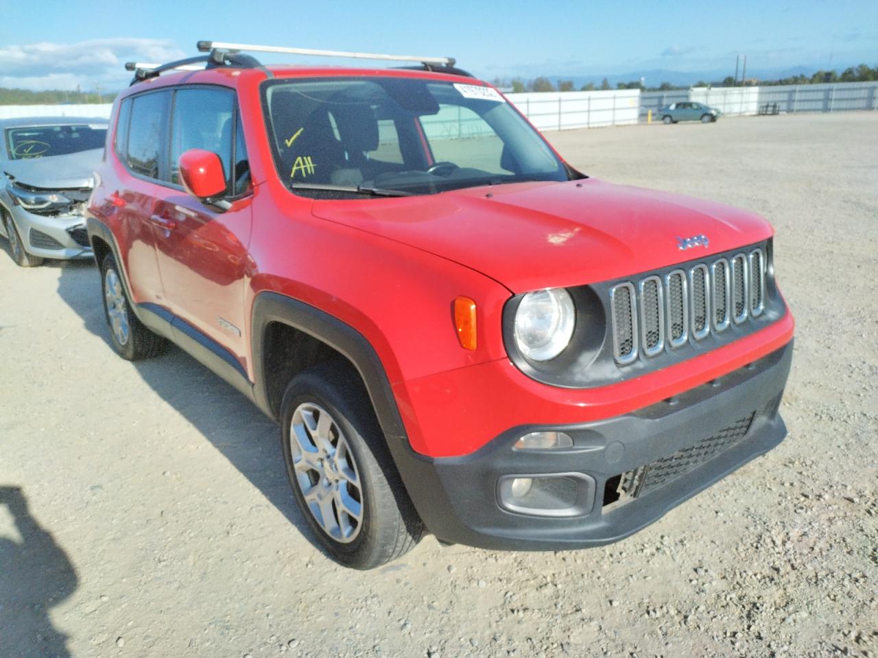 JEEP RENEGADE L 2017 with VIN ZACCJBBB0HPE51648 - Photo from auction