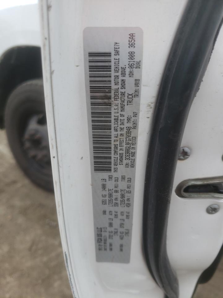 Photo 10 from auction – 2015 RAM 3500 ST with VIN 3C63RRGL8FG703848