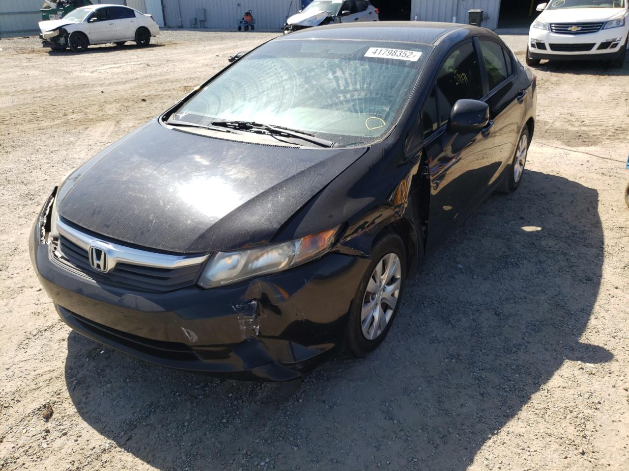 Photo 2 from auction – 2012 HONDA CIVIC LX with VIN 19XFB2E50CE064751