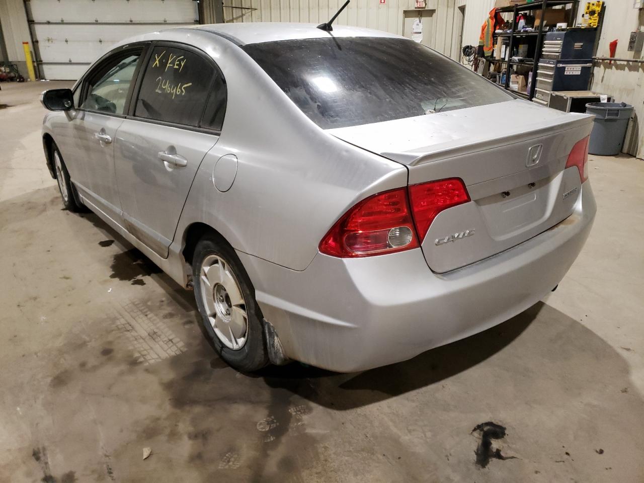 Photo 3 from auction – 2008 HONDA CIVIC HYBR with VIN JHMFA36248S801031