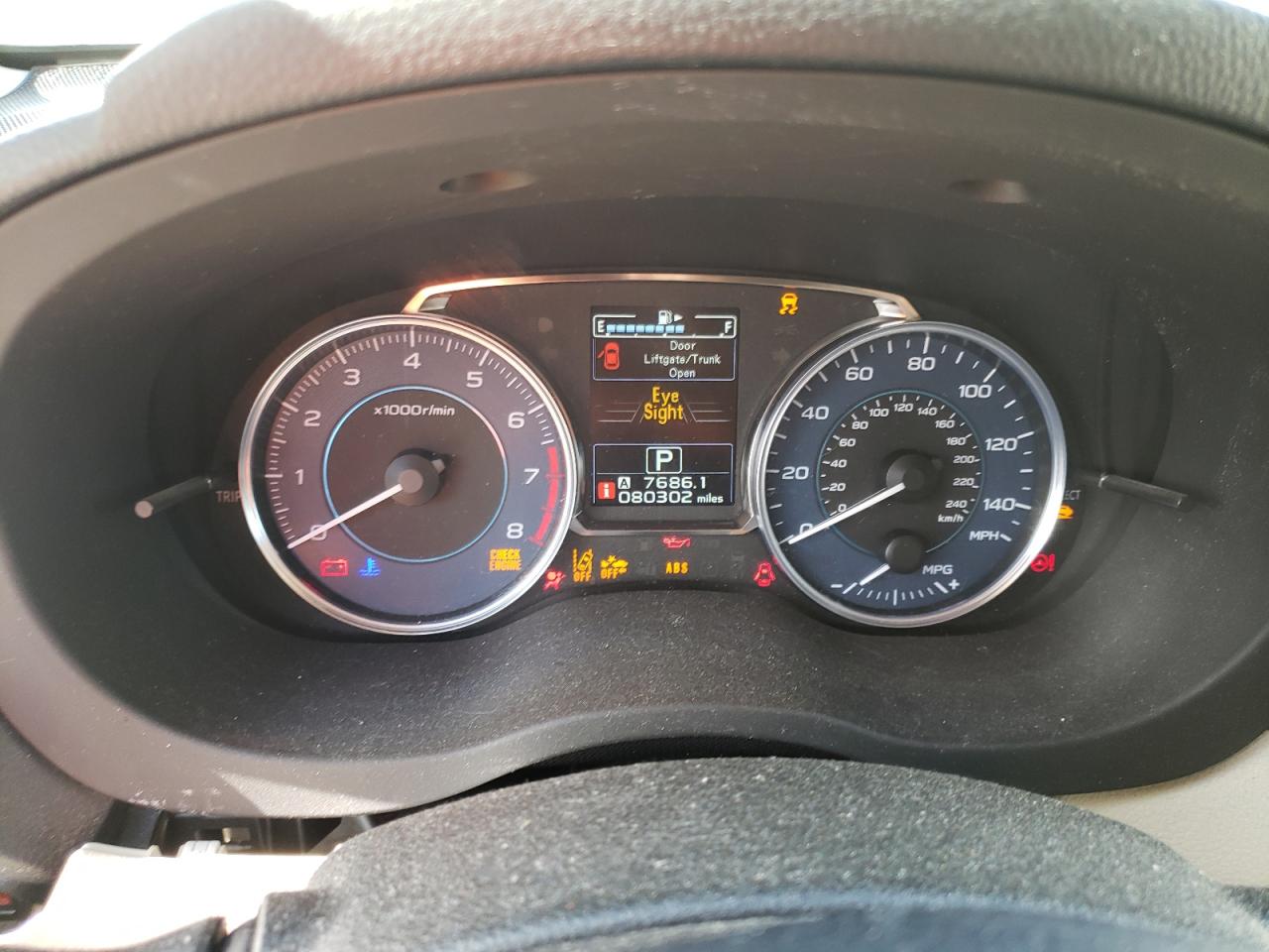 Photo 8 from auction – 2016 SUBARU IMPREZA SP with VIN JF1GPAS68G8308102