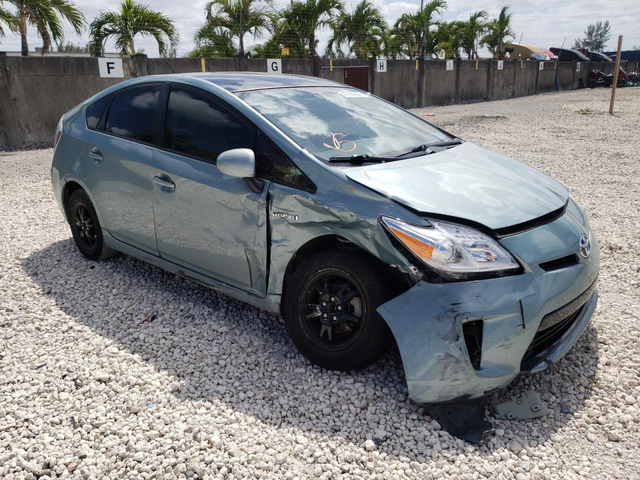TOYOTA PRIUS 2013 with VIN JTDKN3DU6D1733307 - Photo from auction