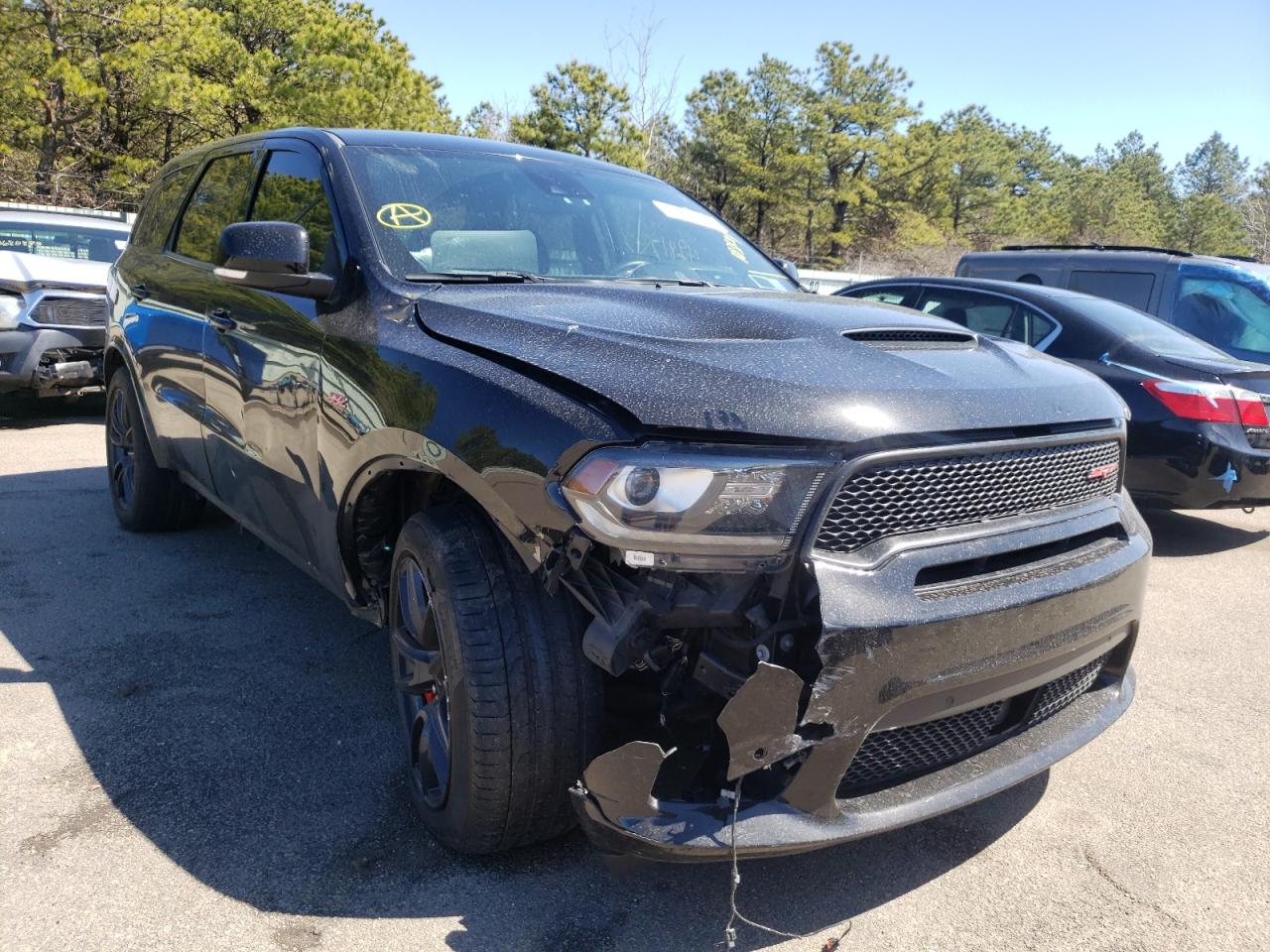 DODGE DURANGO SR 2018 with VIN 1C4SDJGJ4JC183601 - Photo from auction