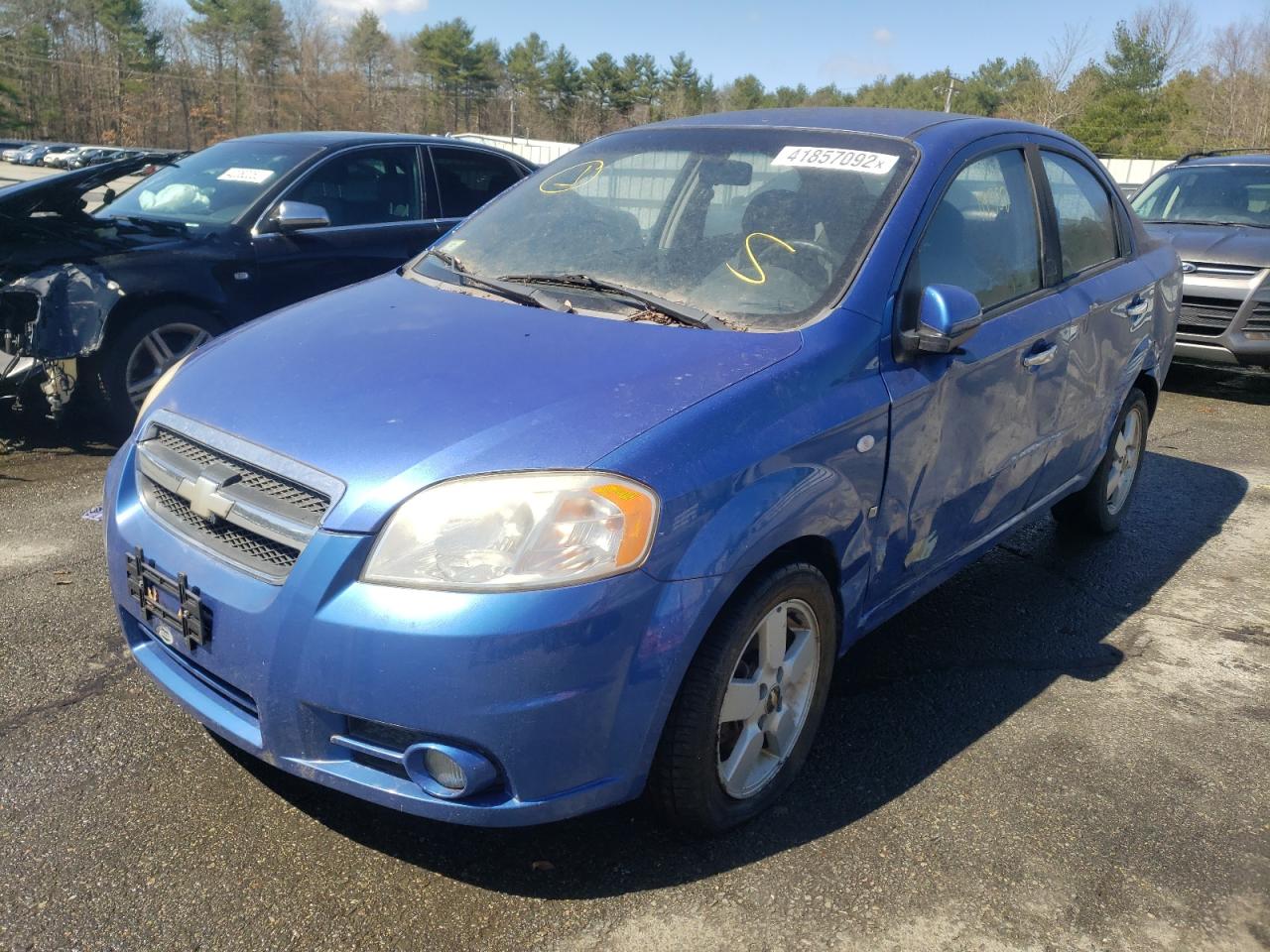 Photo 2 from auction – 2008 CHEVROLET AVEO LT with VIN KL1TG56608B204578
