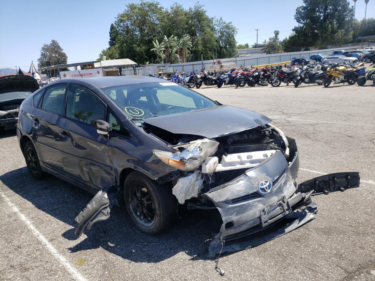 TOYOTA PRIUS 2012 with VIN JTDKN3DU6C5456052 - Photo from auction