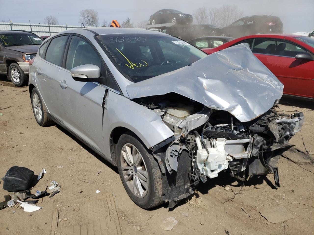 FORD FOCUS SEL 2012 with VIN 1FAHP3M22CL436840 - Photo from auction