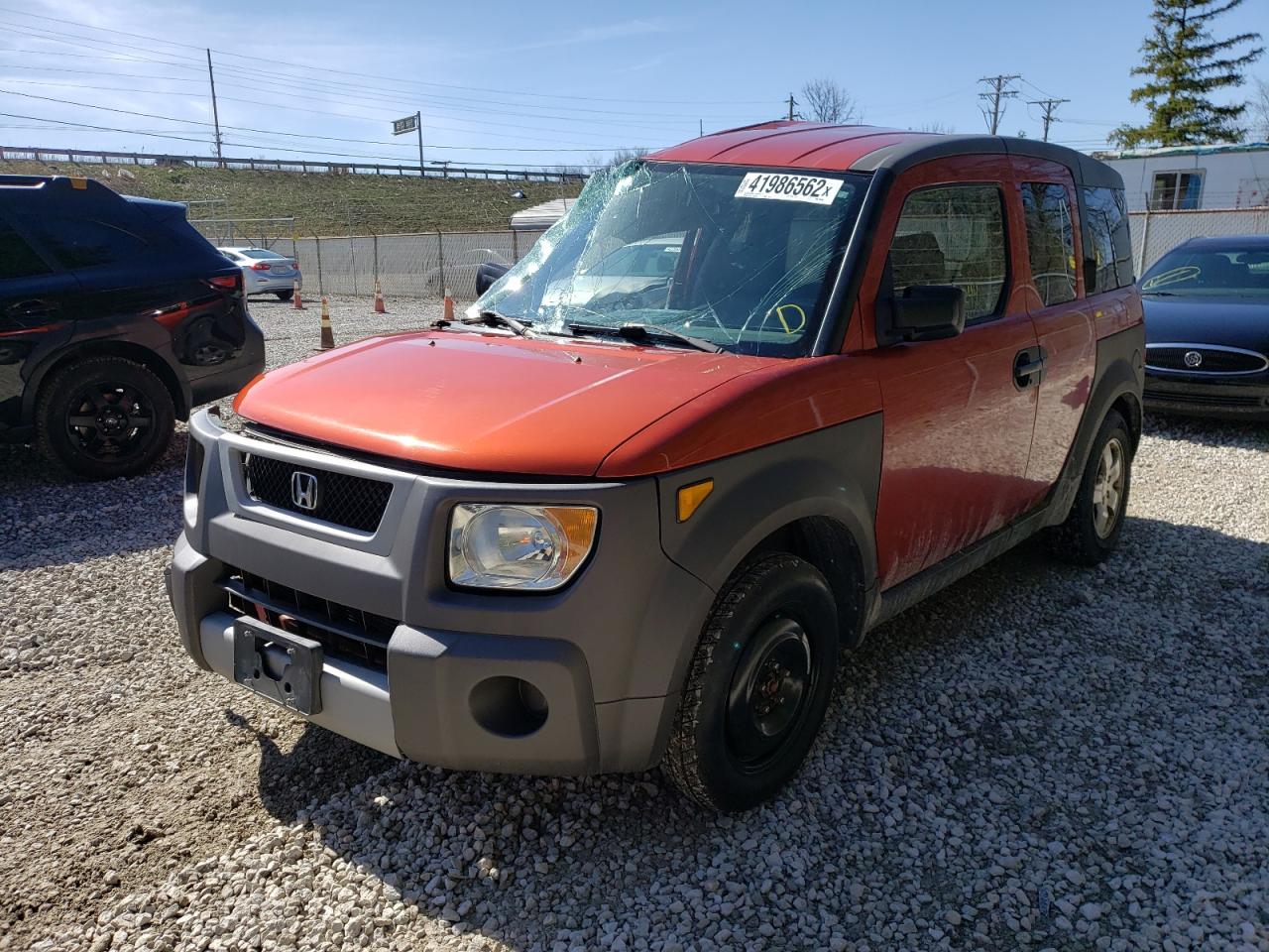 Photo 2 from auction – 2003 HONDA ELEMENT EX with VIN 5J6YH28673L039486