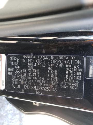Photo 10 from auction – 2019 KIA NIRO FE with VIN KNDCB3LC4K5253343