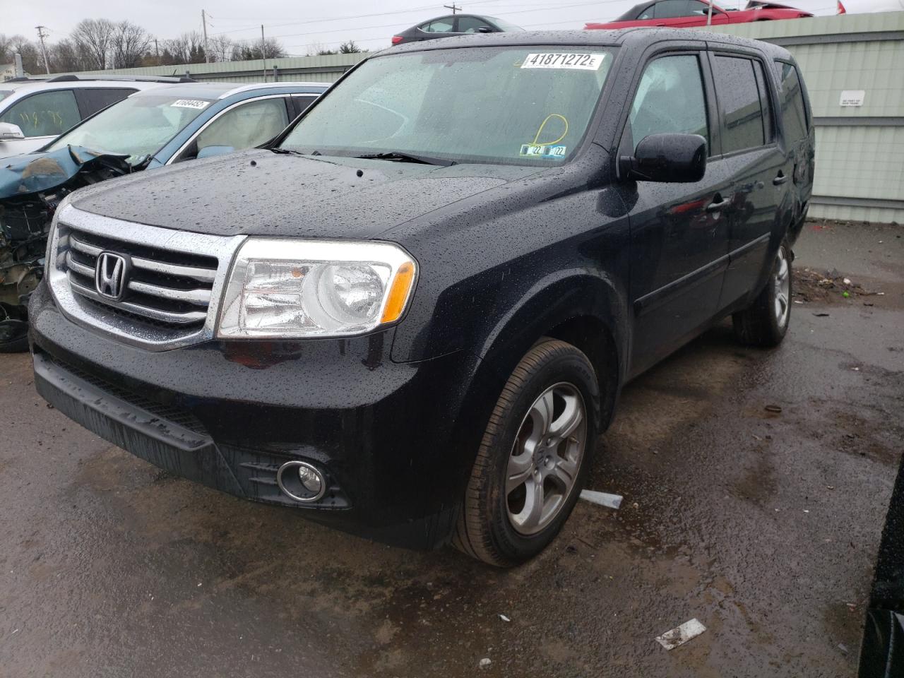 Photo 2 from auction – 2014 HONDA PILOT EXLN with VIN 5FNYF4H78EB043729