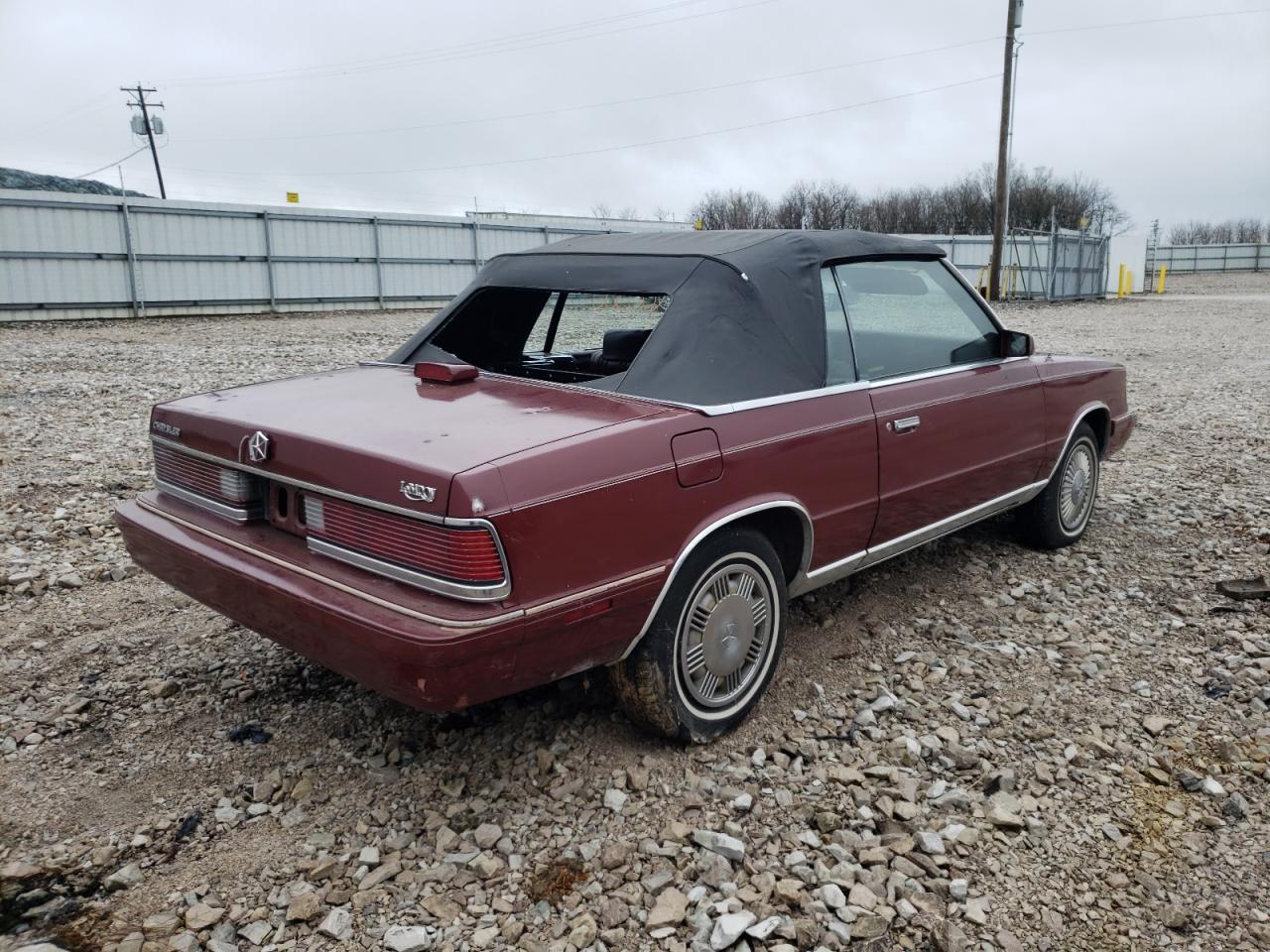Photo 4 from auction – 1986 CHRYSLER LEBARON with VIN 1C3BC55D7GG270213