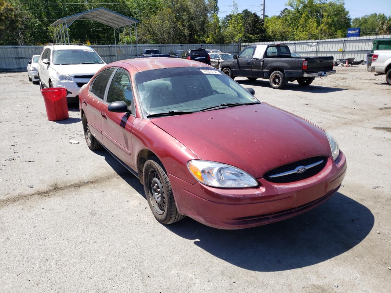 FORD TAURUS LX 2002 with VIN 1FAFP52U72A113868 - Photo from auction