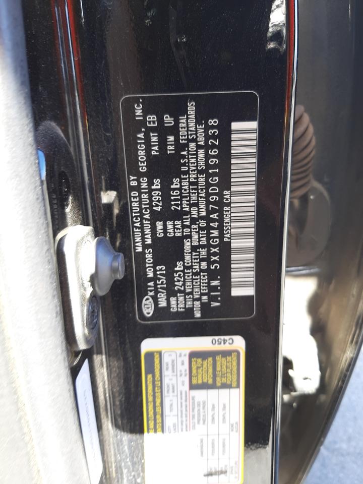 Photo 10 from auction – 2013 KIA OPTIMA EX with VIN 5XXGM4A79DG196238