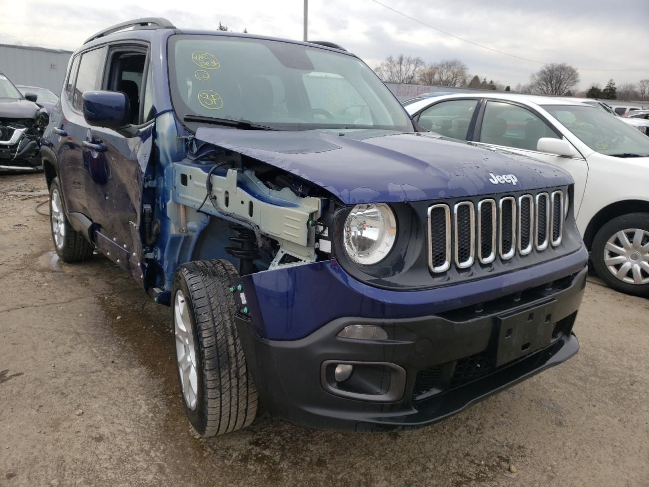 Photo 1 from auction – 2018 JEEP RENEGADE L with VIN ZACCJBBB8JPH46597