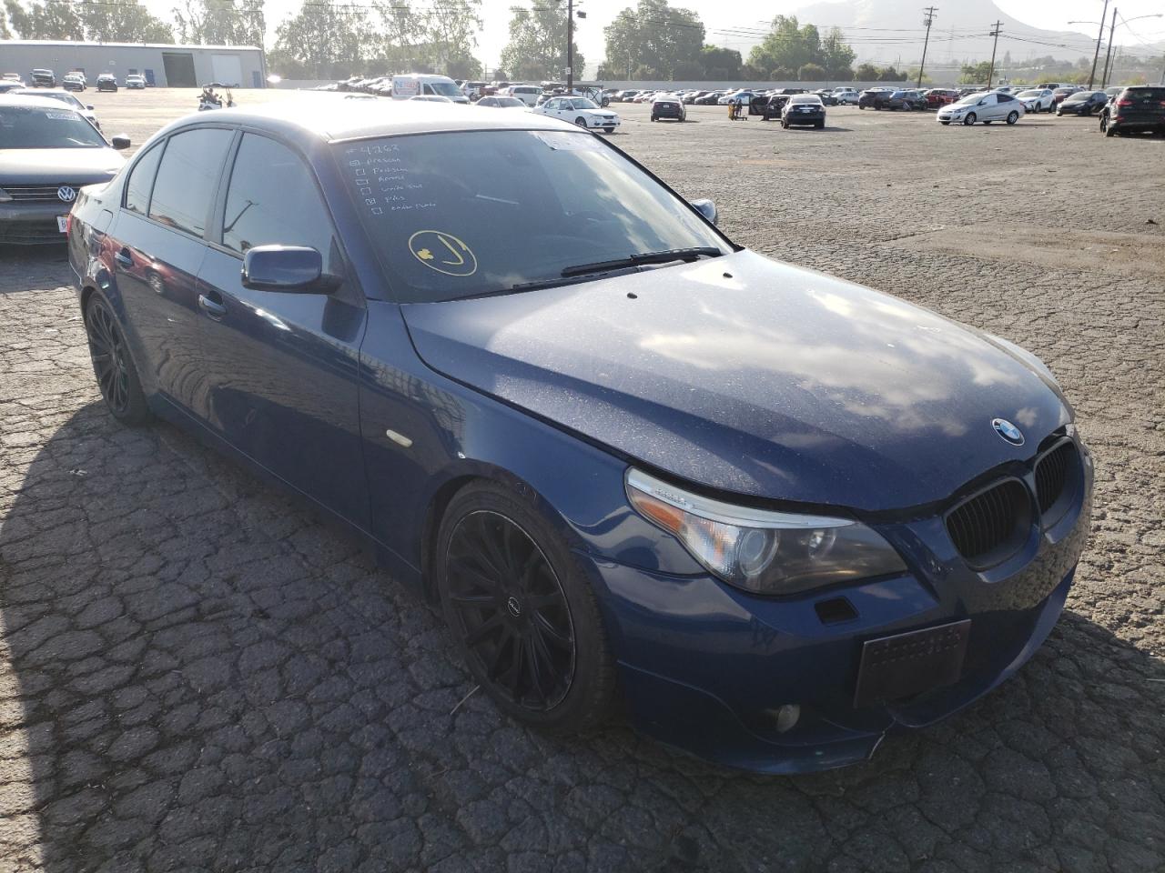 BMW 530 I 2006 with VIN WBANE73576CM40275 - Photo from auction