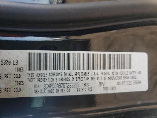 Photo 10 from auction – 2016 DODGE JOURNEY SE with VIN 3C4PDCAB7GT233293