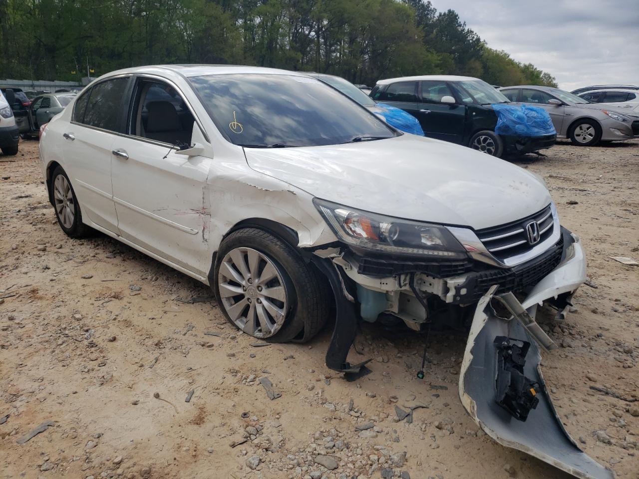 HONDA ACCORD EXL 2015 with VIN 1HGCR2F80FA014867 - Photo from auction