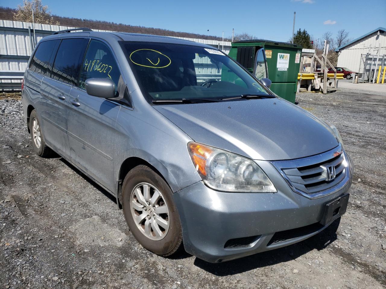 Photo 1 from auction – 2009 HONDA ODYSSEY EX with VIN 5FNRL38729B020217