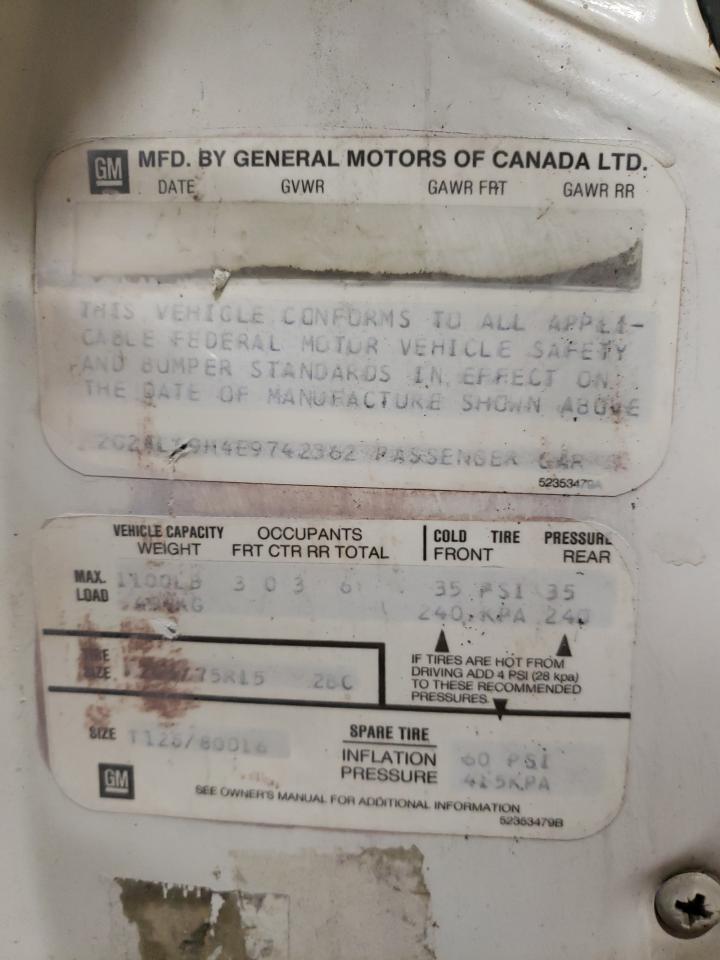 Photo 10 from auction – 1984 PONTIAC PARISIENNE with VIN 2G2AL69A4E9742362
