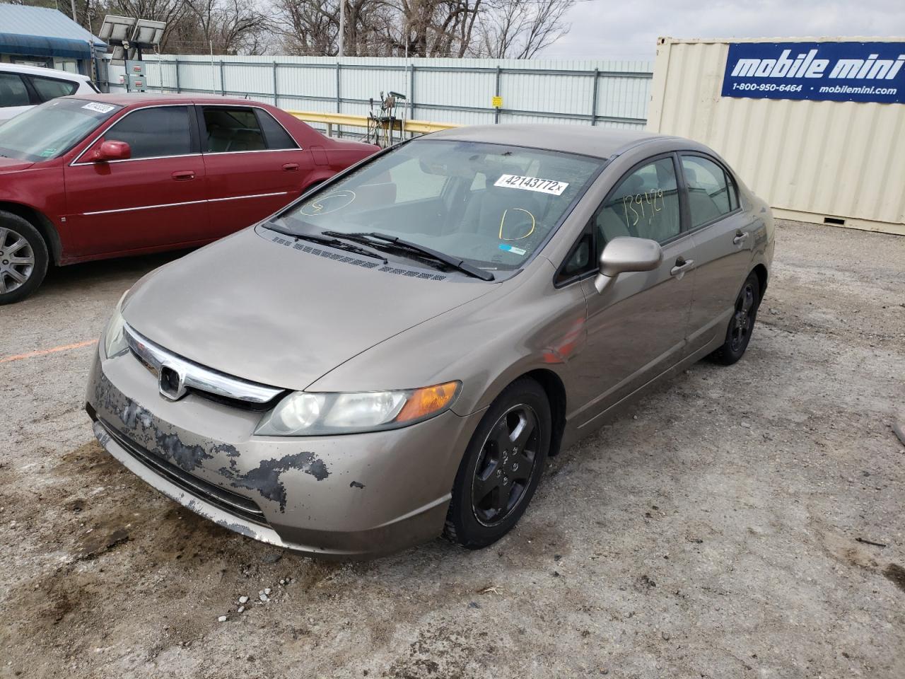 Photo 2 from auction – 2007 HONDA CIVIC LX with VIN 2HGFA16597H506966