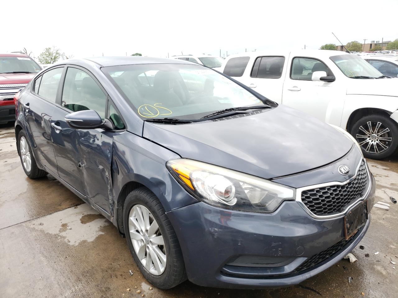 KIA FORTE LX 2014 with VIN KNAFX4A6XE5115583 - Photo from auction