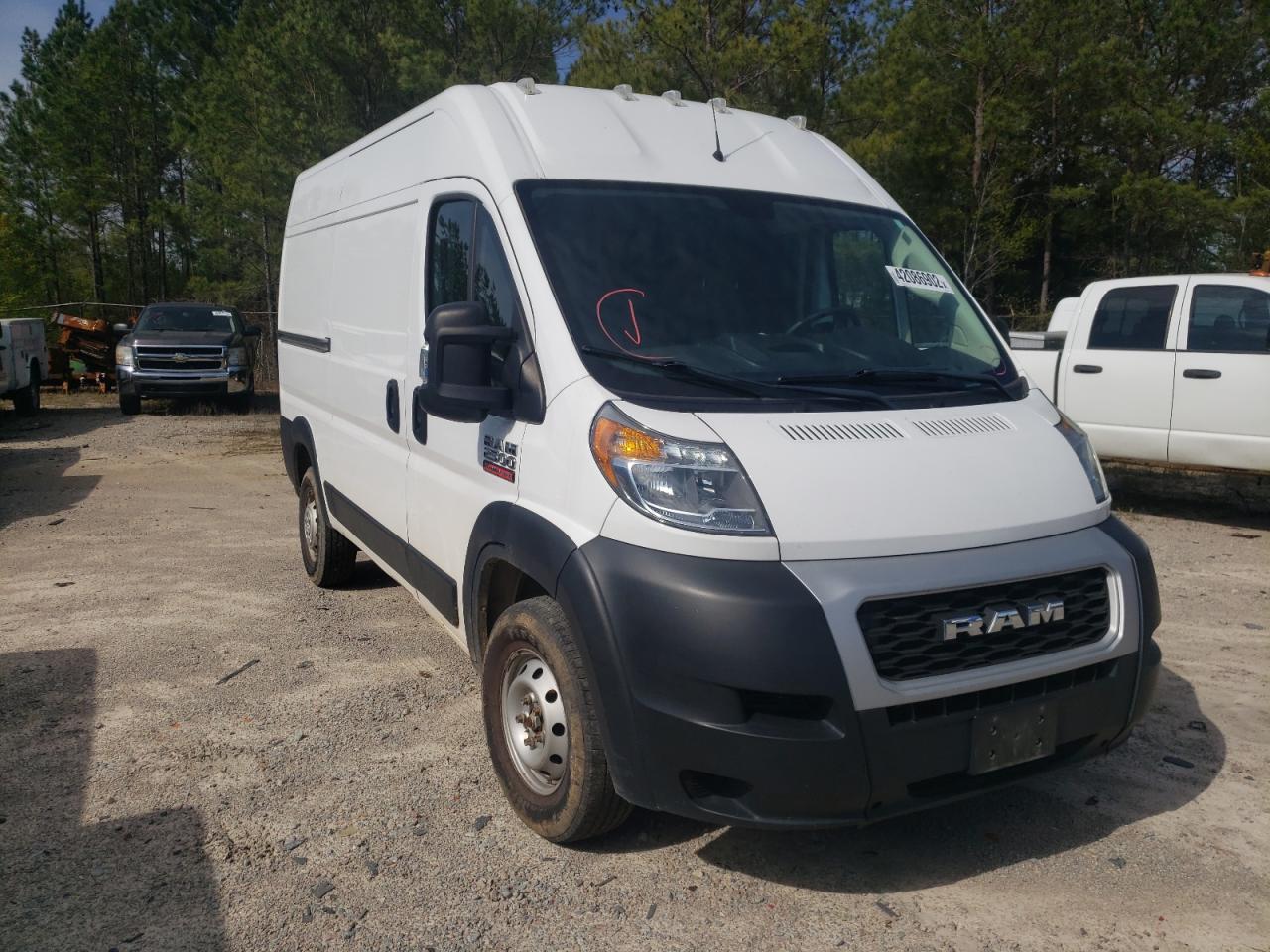 RAM PROMASTER 2019 with VIN 3C6TRVCG5KE510676 - Photo from auction
