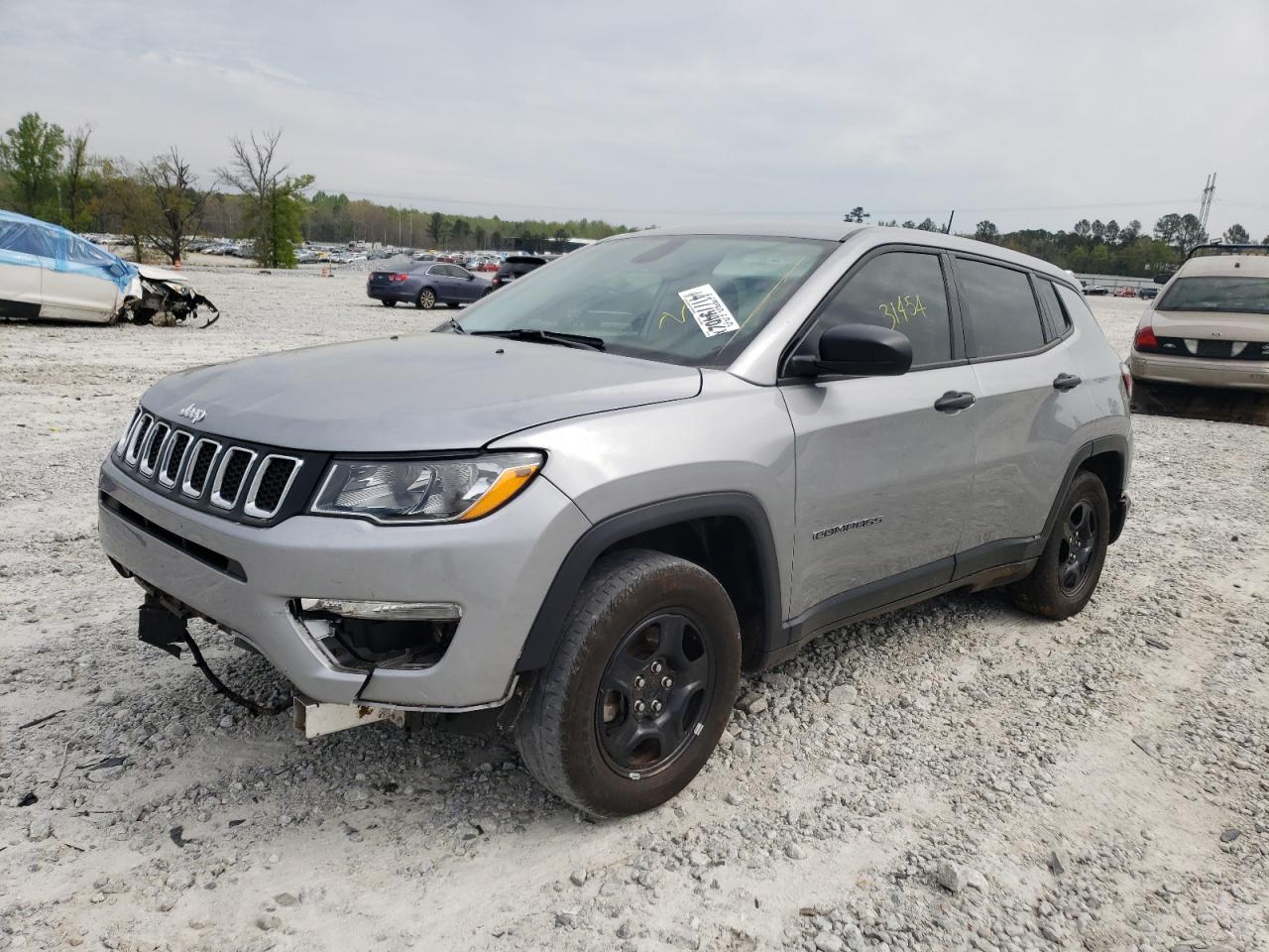 Photo 2 from auction – 2021 JEEP COMPASS SP with VIN 3C4NJCAB3MT507939