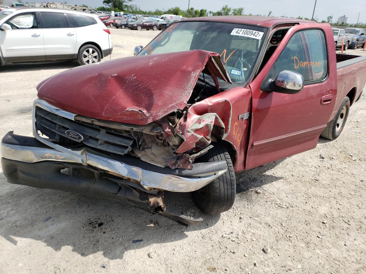 Photo 9 from auction – 2002 FORD F150 with VIN 2FTRX17202CA24133