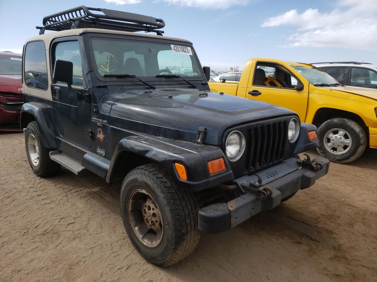 JEEP WRANGLER / 2001 with VIN 1J4FA59S51P309264 - Photo from auction