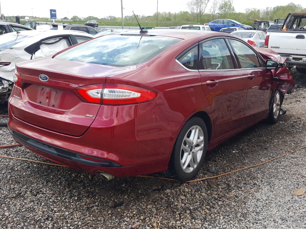 Photo 4 from auction – 2014 FORD FUSION SE with VIN 3FA6P0H73ER349075