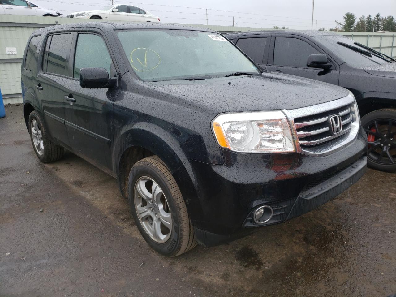 HONDA PILOT EXLN 2014 with VIN 5FNYF4H78EB043729 - Photo from auction