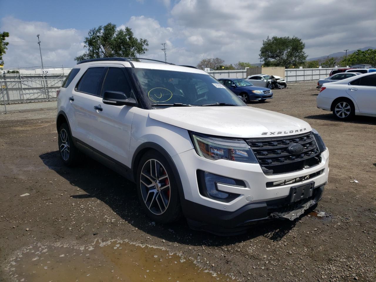 FORD EXPLORER S 2017 with VIN 1FM5K8GTXHGC10523 - Photo from auction
