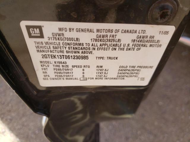 Photo 10 from auction – 2006 GMC NEW SIERRA with VIN 2GTEK13T061230985