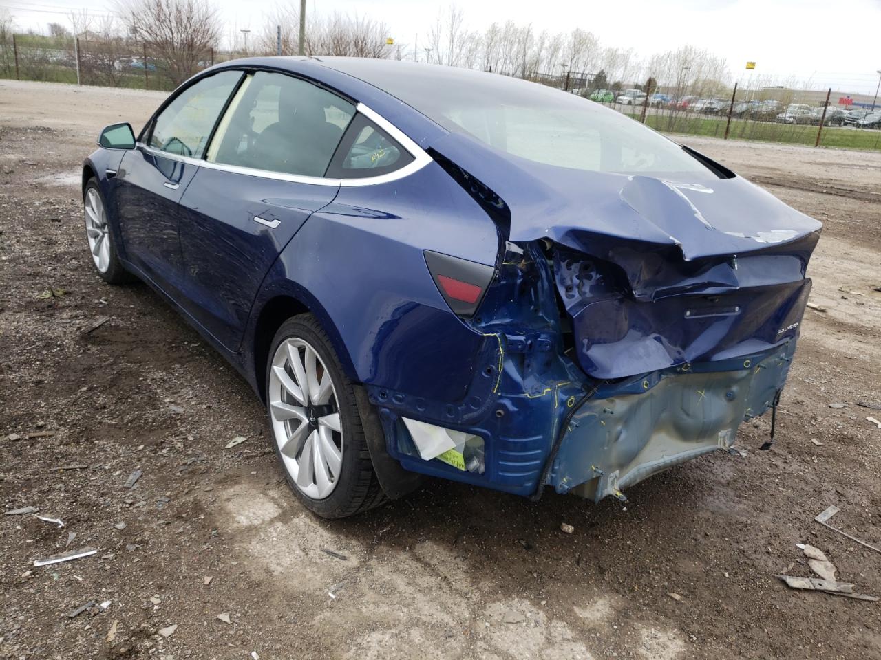 Photo 3 from auction – 2019 TESLA MODEL 3 with VIN 5YJ3E1EB4KF194275