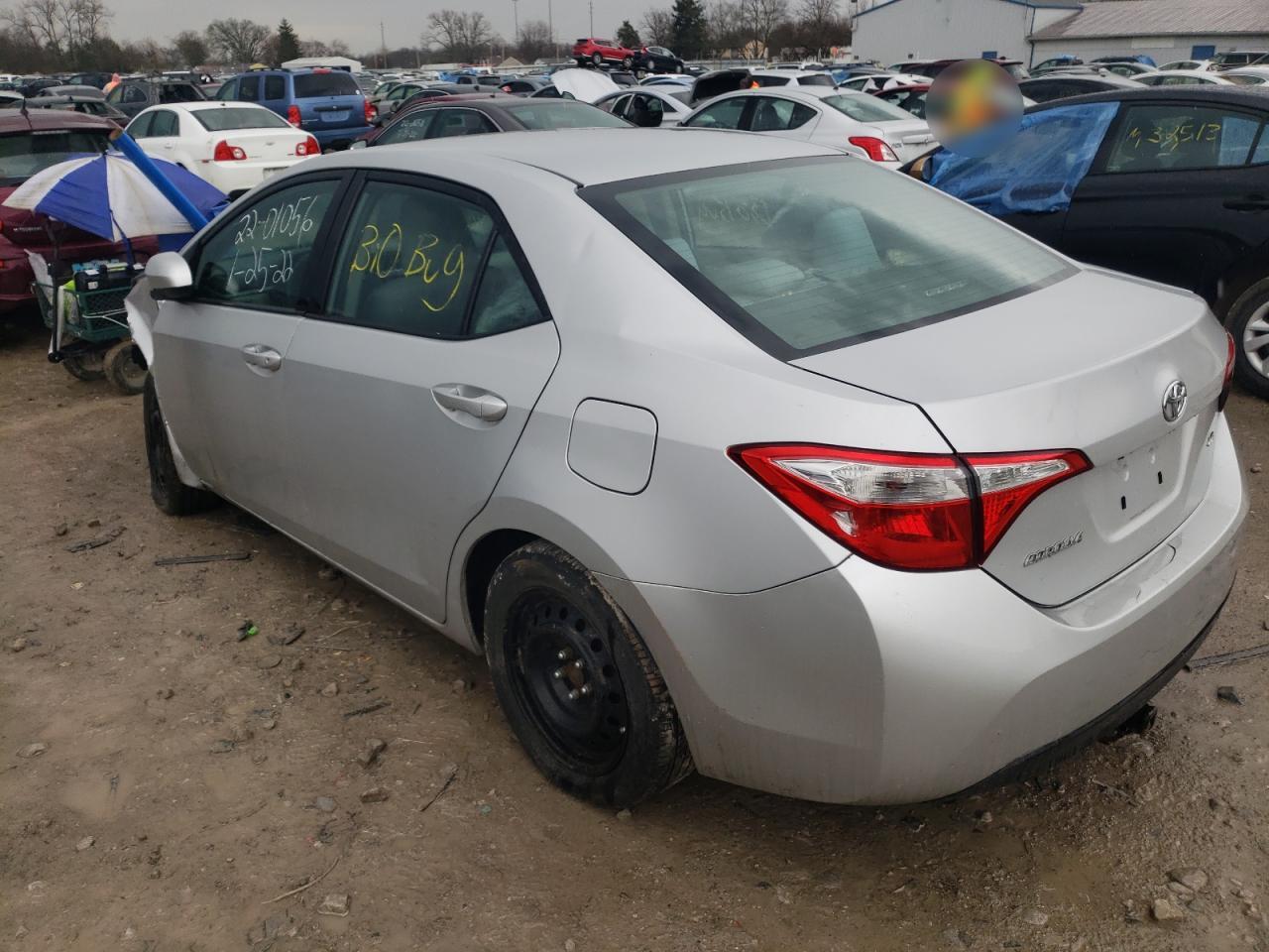 Photo 3 from auction – 2014 TOYOTA COROLLA L with VIN 2T1BURHE0EC096677