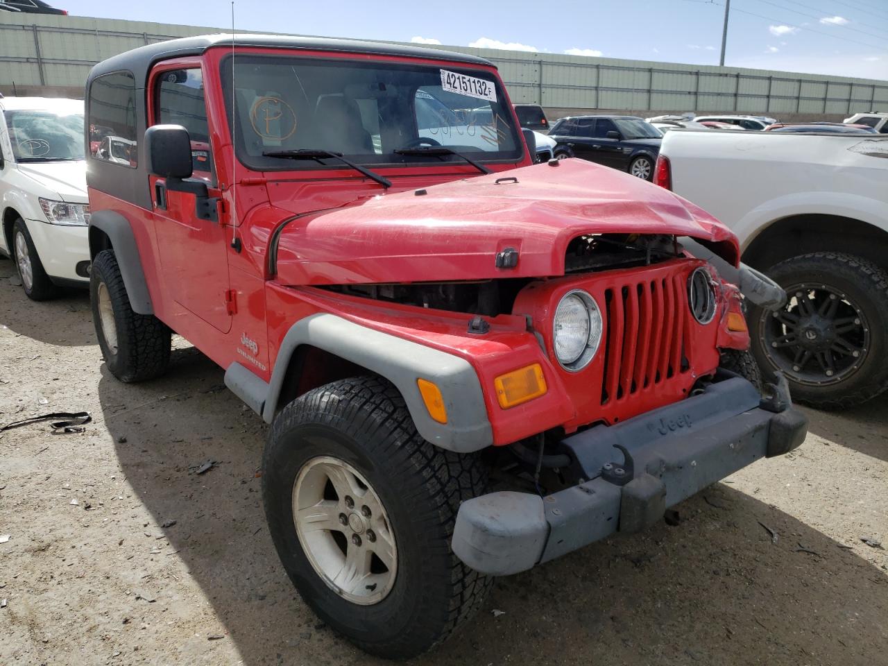 JEEP WRANGLER / 2004 with VIN 1J4FA49S44P789490 - Photo from auction
