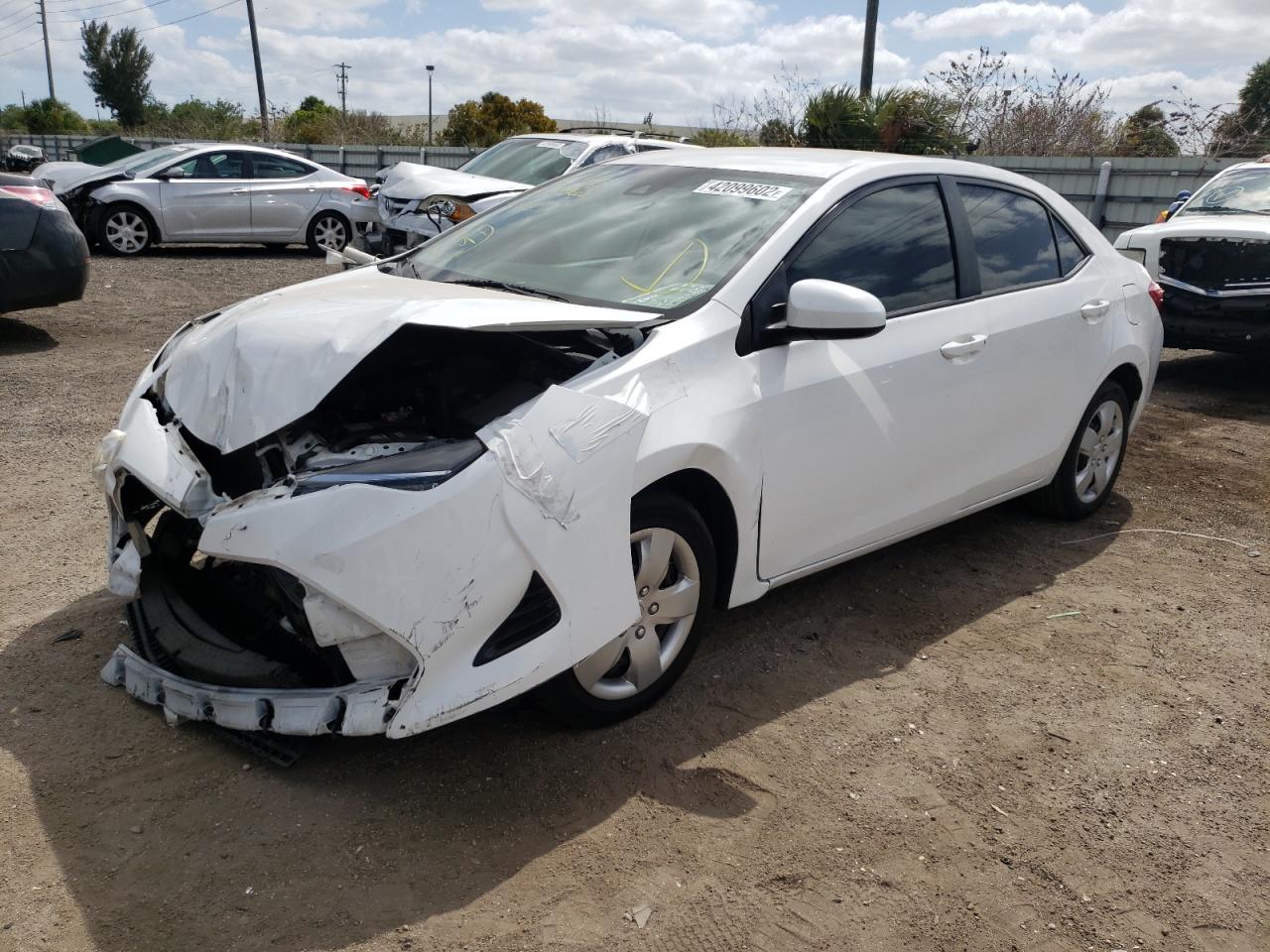 Photo 2 from auction – 2019 TOYOTA COROLLA L with VIN 2T1BURHE0KC179926
