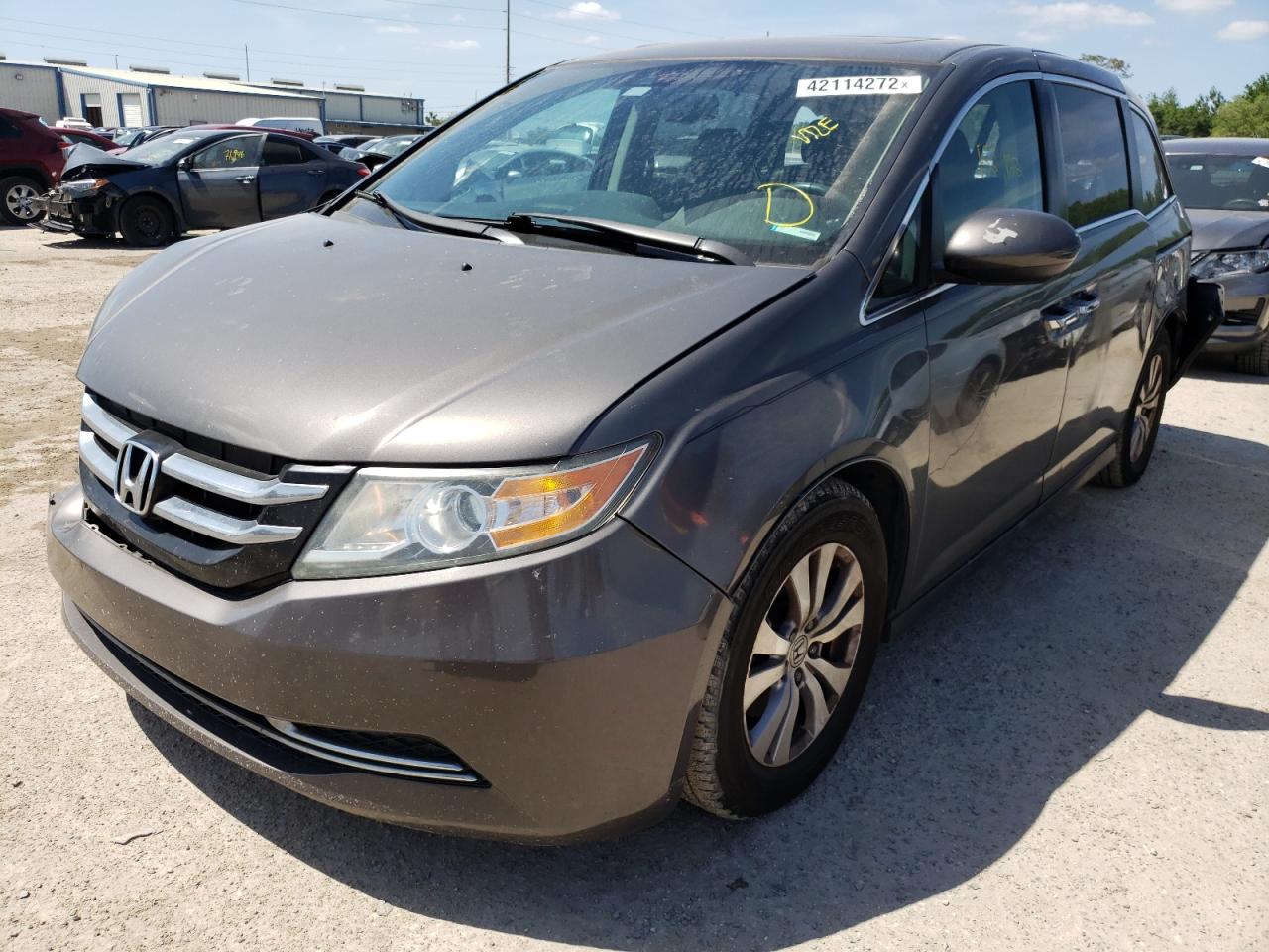 Photo 2 from auction – 2014 HONDA ODYSSEY EX with VIN 5FNRL5H69EB121395