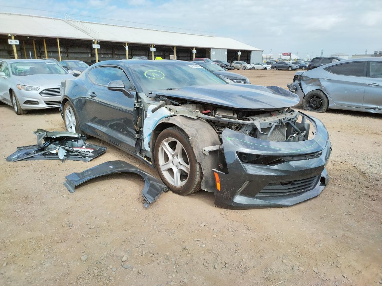 CHEVROLET CAMARO LT 2017 with VIN 1G1FB1RX6H0171544 - Photo from auction