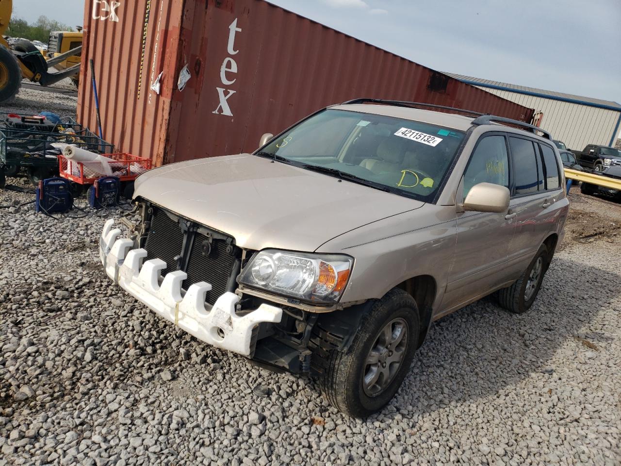 Photo 2 from auction – 2004 TOYOTA HIGHLANDER with VIN JTEEP21A240057631