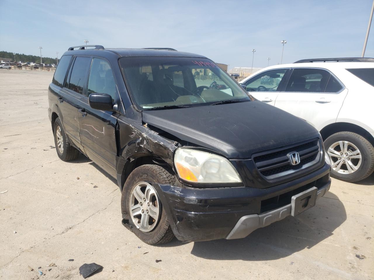 HONDA PILOT EXL 2004 with VIN 2HKYF185X4H608317 - Photo from auction